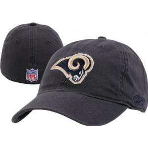 St. Louis Rams 2010 Navy Fitted Sideline Slouch Hat  
