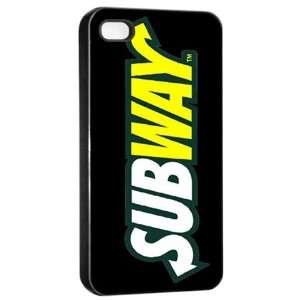  SUBWAY Logo Case for Iphone 4/4s (Black)  