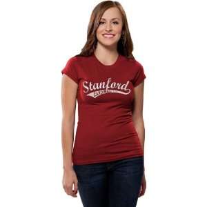  Stanford Cardinal Womens Distressed Tail Sweep Short 