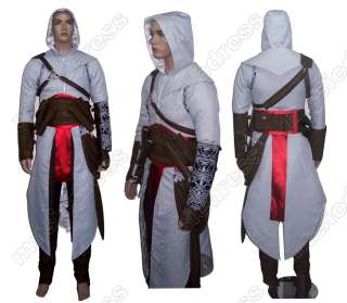Assassins Creed 1 I Ezio black anime cosplay costume  
