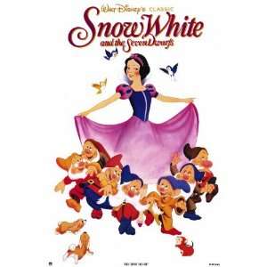  1987 Snow White and the Seven Dwarfs 27 x 40 inches Style 