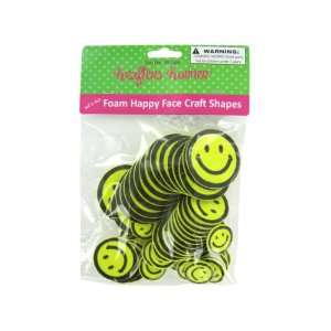  Foam Happy Face Craft Shapes 