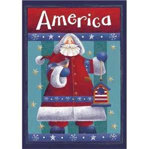  American Santa House Flag Toys & Games