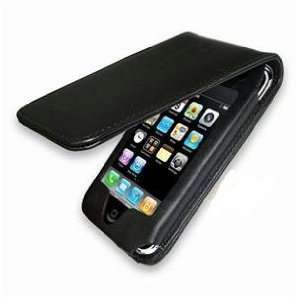  Black Leather FLIP Case Cover for iPhone 3g 3gs 