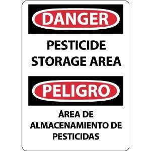   Storage Area, Bilingual, 14X10, Rigid Plastic Industrial & Scientific