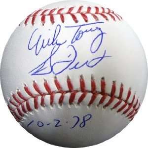 and Mike Torrez Autographed/Hand Signed Official Major League Baseball 