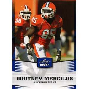    2012 Leaf Draft Blue #50 Whitney Mercilus Sports Collectibles