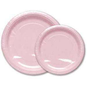   Light Pink 7 Inch Plates 8 Count Party Supply