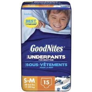  Goodnites Underpants Boy   4 Pack Baby