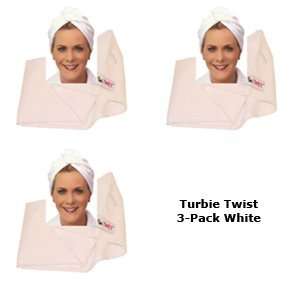 Turbie Twist 3 Pack * All 3   White