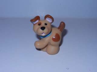 Fisher Price Loving Family Dollhouse Dog with Blue Collar  