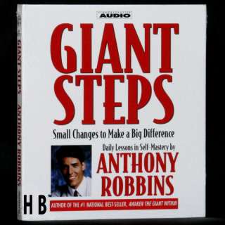 NEW Anthony Tony Robbins GIANT STEPS on 2 Audio CDs NLP Success Life 