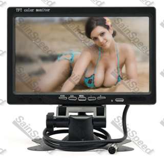 inch LCD Video Input Car RearView Front Monitor DVD HD wide Screen 