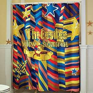  Beatles Yellow Submarine Shower Curtain 