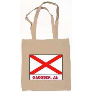 Gadsden Alabama Souvenir Tote Bag Natural
