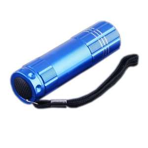   Mini Flashlight Lamp Bright Handheld Camping Torch Blue Electronics
