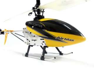   9103 AirMax Mini Single Blade RC Helicopter With Gyro & Servo (Yellow