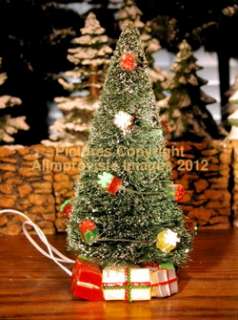   Accessories LIGHTED CHRISTMAS GIFT TREES 53617 NeW MINT  