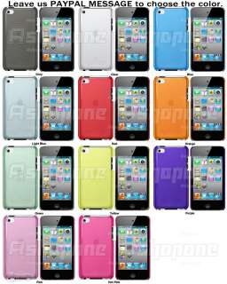 Clear Hard Back Cover Case for iPod Touch 4 4th Gen  