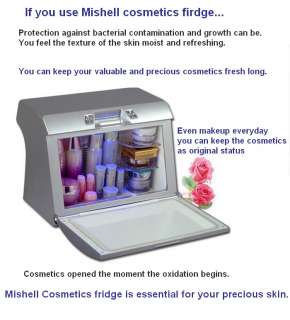 New Cosmetics Fridge Makeup Storage Refrigerator White  