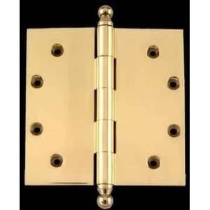   Solid Brass, 5x5 Square Ball Tip Hinge 92083/92175