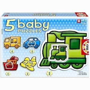  Educa 5 Baby Puzzles Vehicles Toys & Games