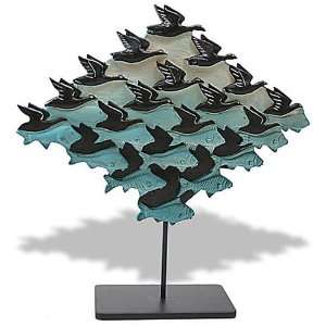  Fish Bird Sky Tessellation by Escher