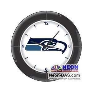  Seattle Seahawks Neon Clock