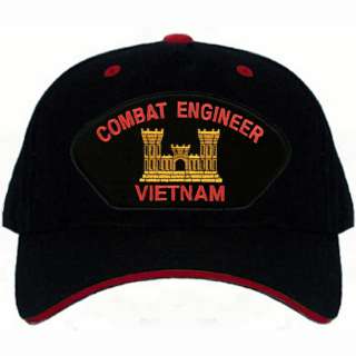 US Army COMBAT ENGINEER Vietnam Vet Base Ball Cap Hat  