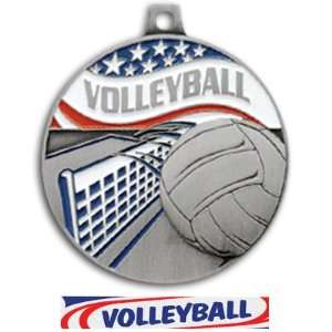  Americana Custom Volleyball Medals M 750 SILVER MEDAL/DELUXE Custom 