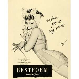  Lady Telephone Artist George Petty   Original Print Ad