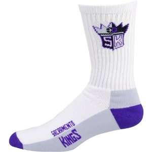  NBA Sacramento Kings White Tri Color Team Logo Tall Socks 