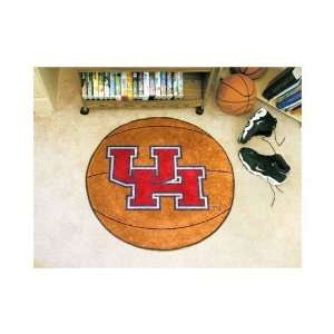 Houston Cougars 29 Round Basketball Mat 