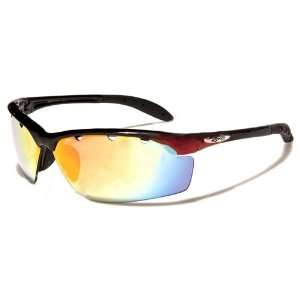  Mirrored Vented Triathlon Sportsmen Sunglasses