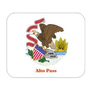    US State Flag   Alto Pass, Illinois (IL) Mouse Pad 