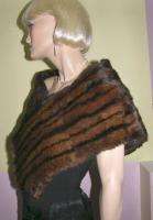 lovely Russian squirrel fur stole shrug wrap sable WoW  