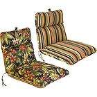 Outdoor Patio Furniture Chair Cushions Reversible Deep Seating 