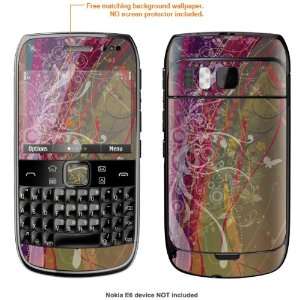   Skin STICKER for Nokia E6 case cover E6 448 Cell Phones & Accessories