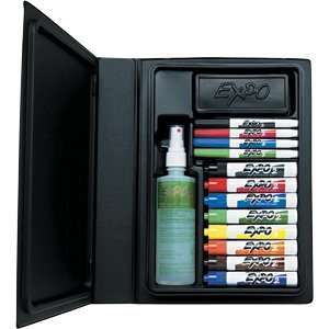  EXPO Dry Erase Marker Kit Asst Color, Eraser & Cleaner 