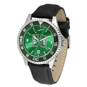   University of Hawaii Warriors Mens Leather Wristwatch Sports