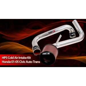  01 05 Honda Civic DX/LX/EX 1.7L AT Cold Air Intake by HPS 
