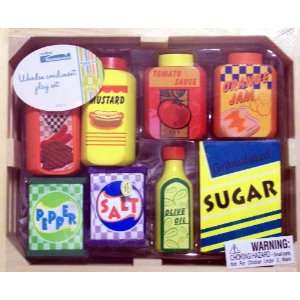 Wooden Condiment Play Set  Toys & Games  
