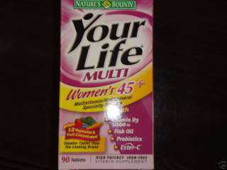 NATURES BOUNTY YOUR LIFE MULTI WOMENS 45+ MULTIVITAMIN  