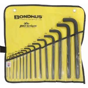 Bondhus 10935 0.050   1/2 Inch Ball End L Wrenches in Vinyl Pouch, Set 