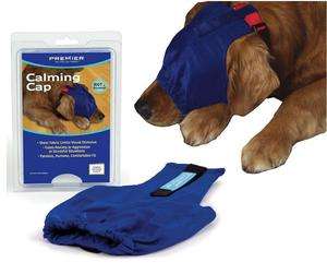 CALMING CAP Dog Anxiety Stress Relief Helps in Travel Vet Nail 