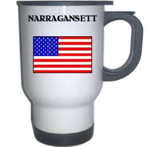  US Flag   Narragansett, Rhode Island (RI) White Stainless 