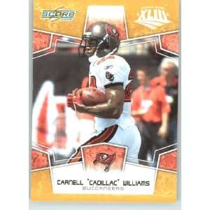  Gold Border # 303 Carnell Cadillac Williams   Tampa Bay Buccaneers 