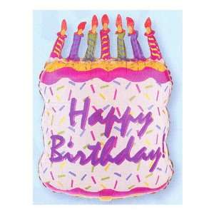  Birthday Confetti Cake Super Shape Pkg Toys & Games