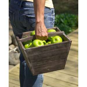 Tall Wooden Trug With Handle