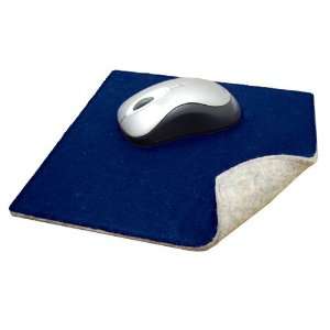  9 INCH SQUARE FELT DUAL SIDED MOUSEPAD   GRAY AND ROYAL 